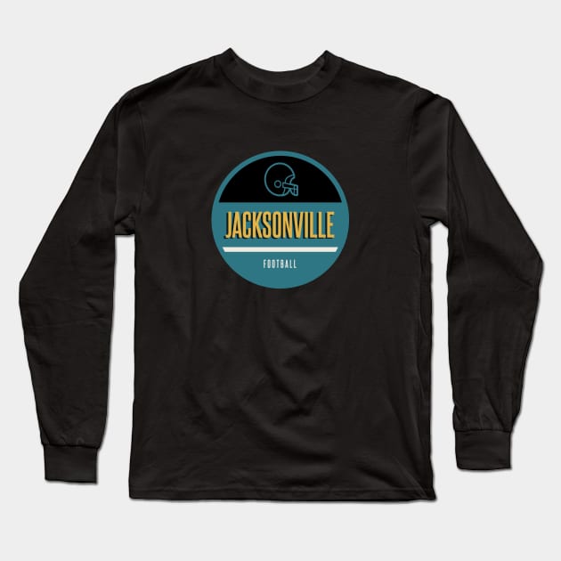 jacksonville football Long Sleeve T-Shirt by BVHstudio